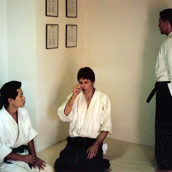 Shihan Brian Standing in Dojo