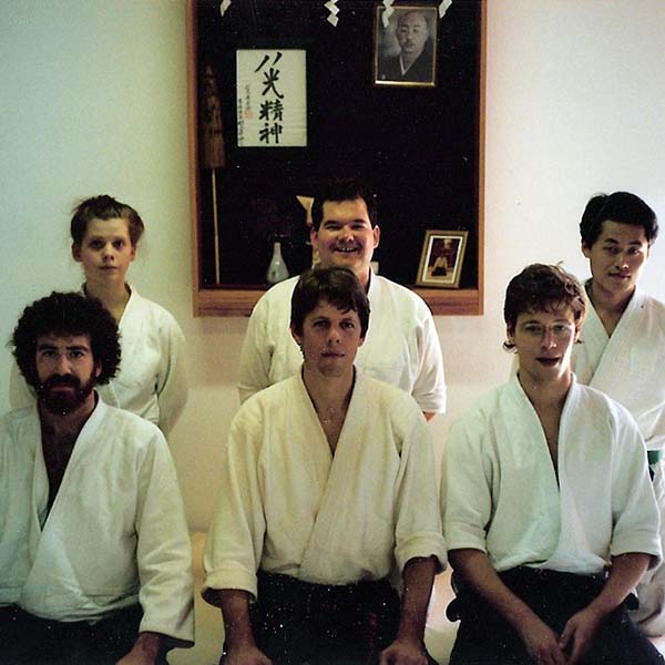 Back to Front, Left to Right - Natasha, Robert, Koji, Steve, Shihan Brian Workman, Ralph