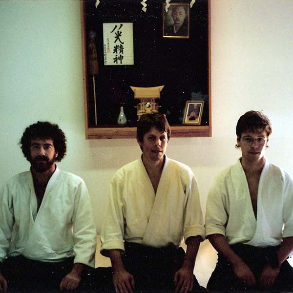 Steve, Shihan Brian W. Workman, & Ralph in Dojo